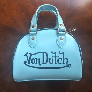 Blue Von Dutch Mini Purse
